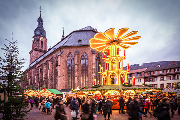 Thành phố Heidelberg mùa Giáng sinh