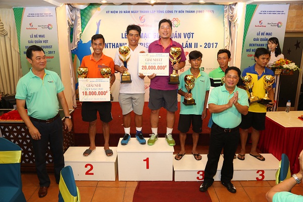 Giải Quần vợt BenThanh Tourist, sân chơi thể thao sôi động cho doanh nghiệp