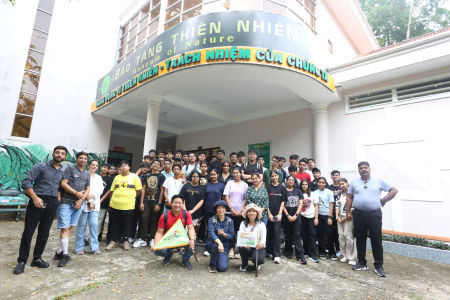 Đoàn học sinh quốc tế tham quan học tập về bảo tồn thiên nhiên tại vườn quốc gia Nam Cát Tiên