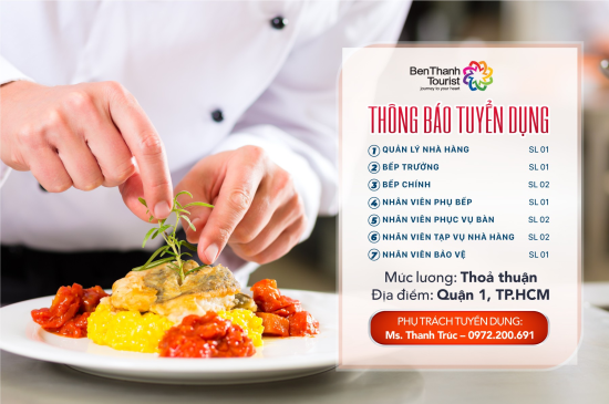 BenThanh Tourist tuyển dụng - Tháng 11/2020