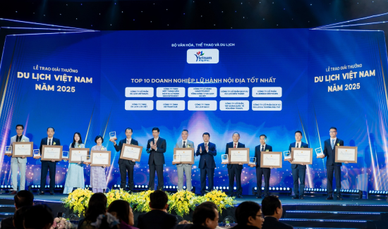 BenThanh Tourist lần thứ 20 đón giải thưởng cao quý nhất ngành du lịch Việt Nam
