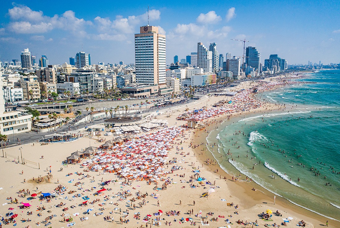 bãi biển tel aviv