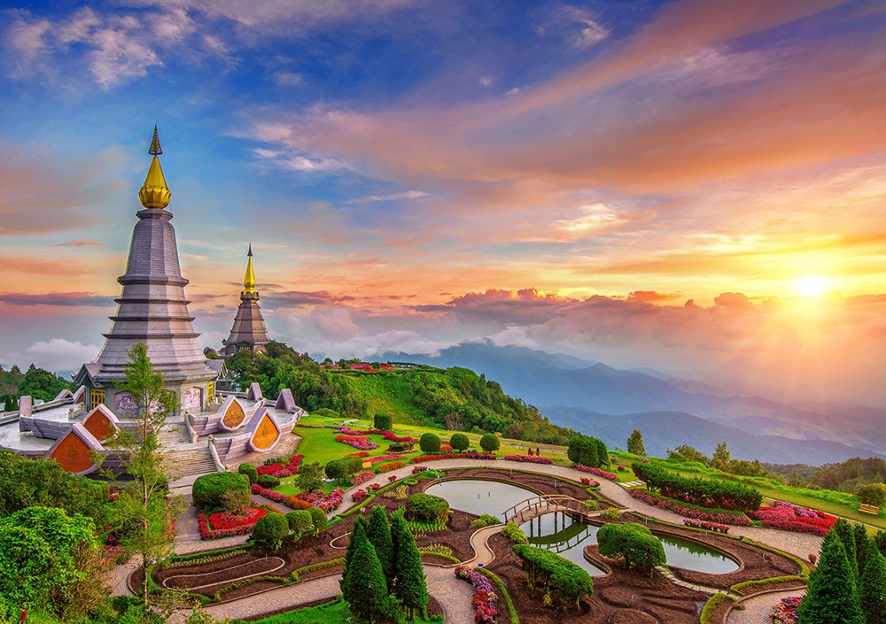 Du Lịch Thái Lan: Chiang Mai - Trải Nghiệm Cưỡi Voi - Công Viên Doi Inthanon Trên Đỉnh Cao Nhất Thái Lan - Hẻm Núi Pha Chor Kiến Tạo Độc Đáo - Làng Dân Tộc Cổ Dài