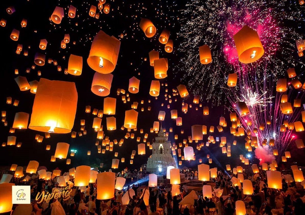 Du Lịch Thái Lan: Chiang Mai - Chiang Rai - Lễ Hội Thả Đèn Trời Yipeng 2022
